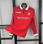 MANCHESTER UNITED FC CLASSIC LONG SLEEVE SHIRT 1998-99