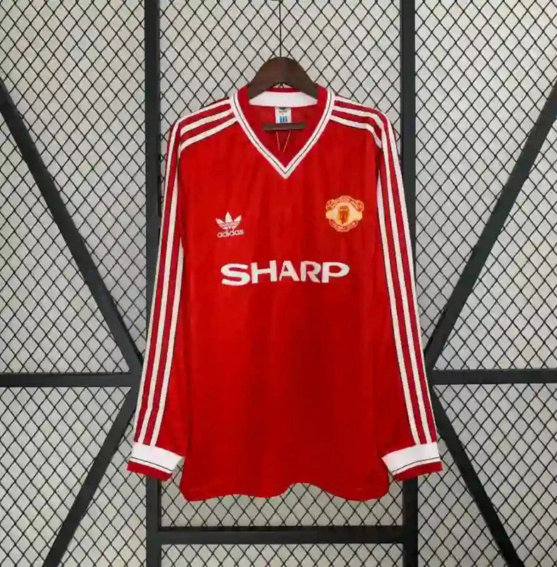 MANCHESTER UNITED FC CLASSIC LONG SLEEVE SHIRT 1986-88