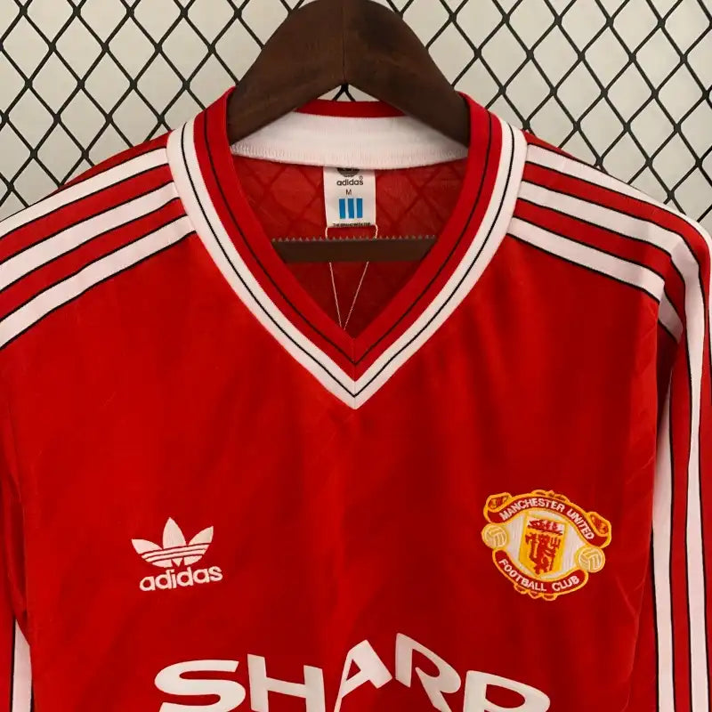 MANCHESTER UNITED FC CLASSIC LONG SLEEVE SHIRT 1986-88