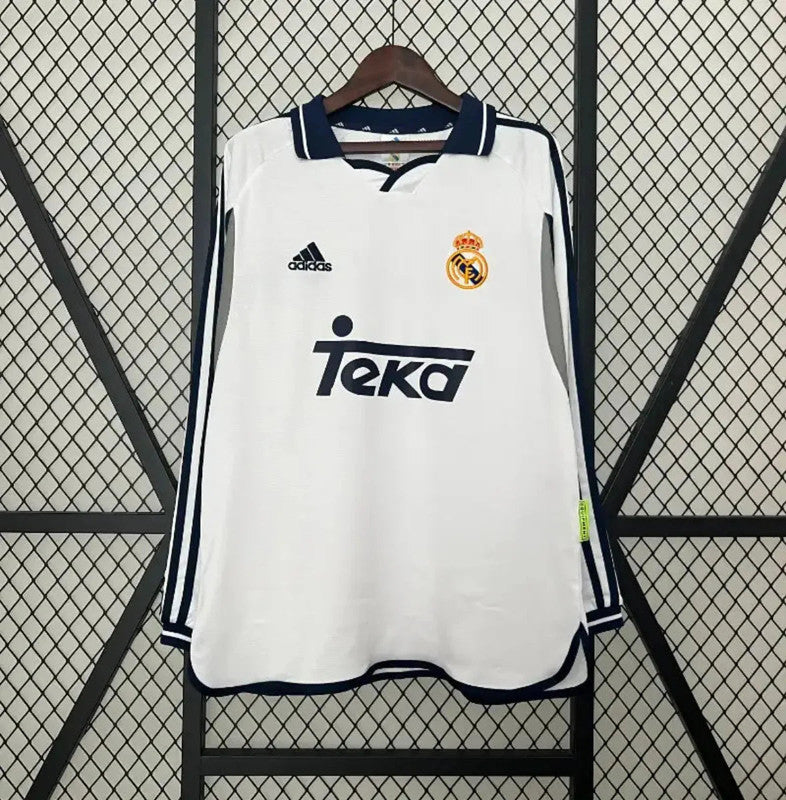 REAL MADRID CLASSIC LONG SLEEVE SHIRT 2000-01