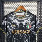 ITALY 2023 CONCEPT VERSACE BLACK HOME SHIRT