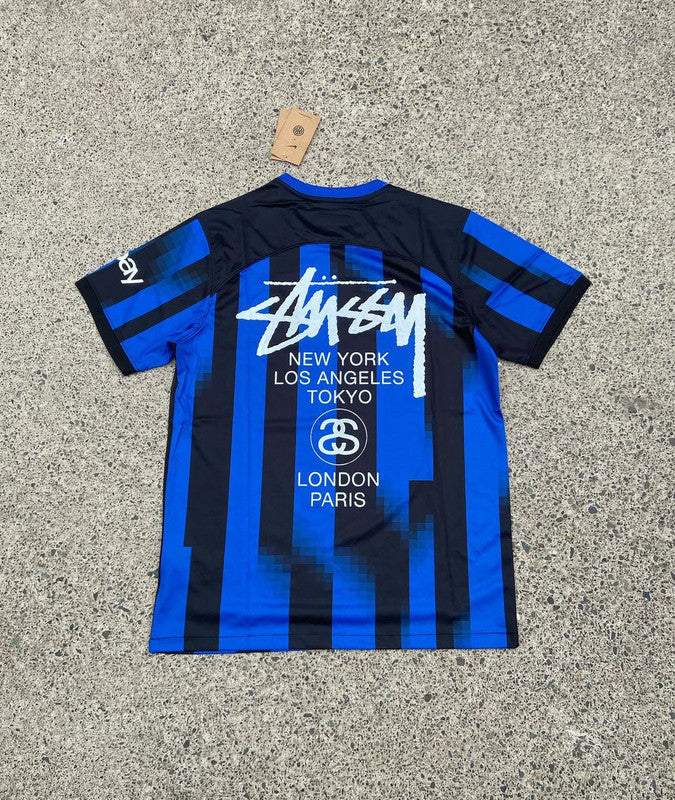 STUSSY X INTER - JERSEY - BLUE/BLACK