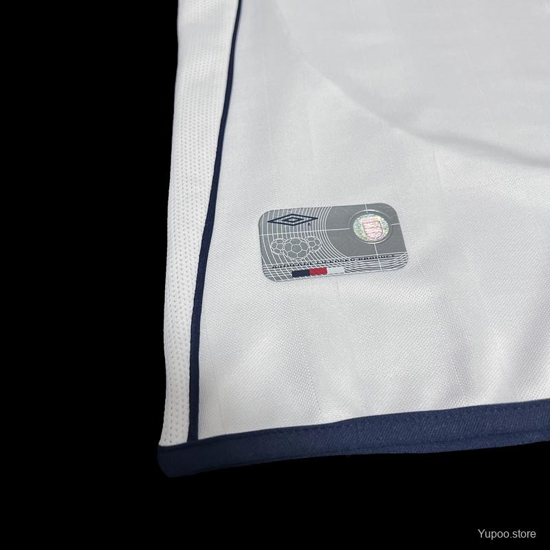 England 2002 Home Jersey