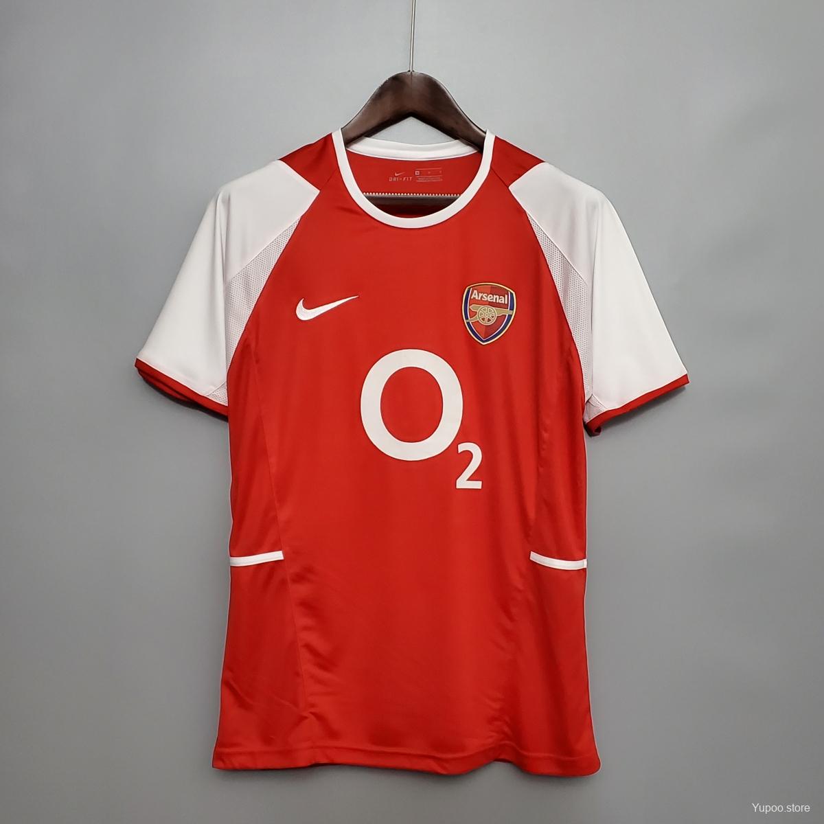 Arsenal 2002-04 home Jersey