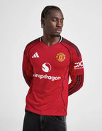 ADIDAS MANCHESTER UNITED FC 25/26 LONG SLEEVE HOME SHIRT