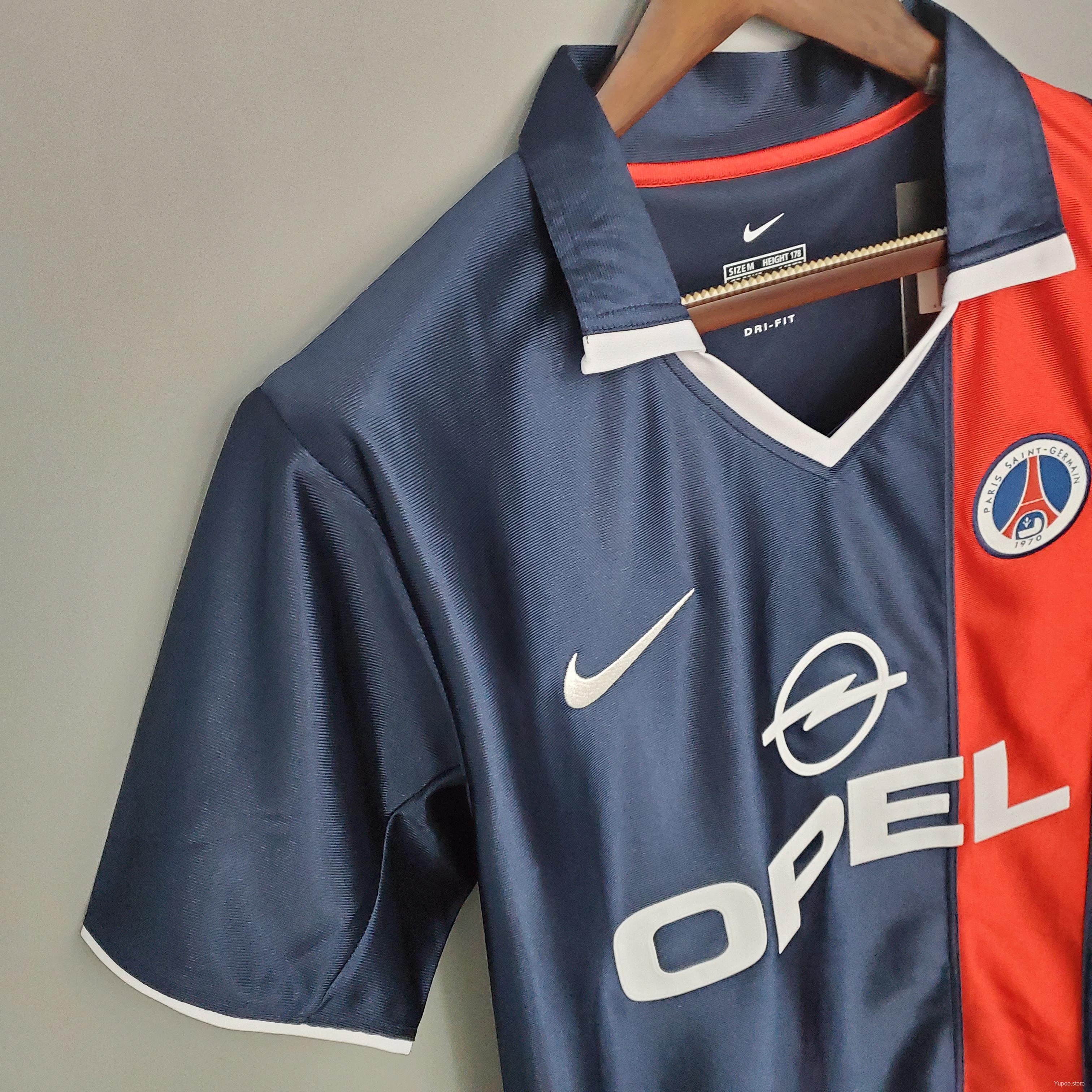 PSG 2001-02 home Jersey