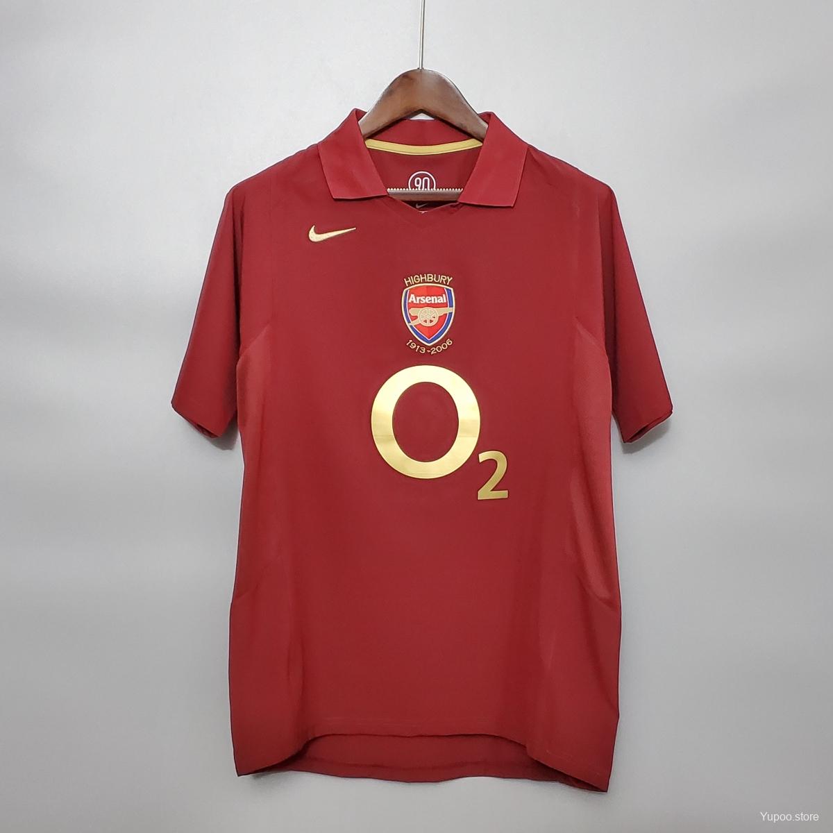 Arsenal 2005-06 Home Jersey