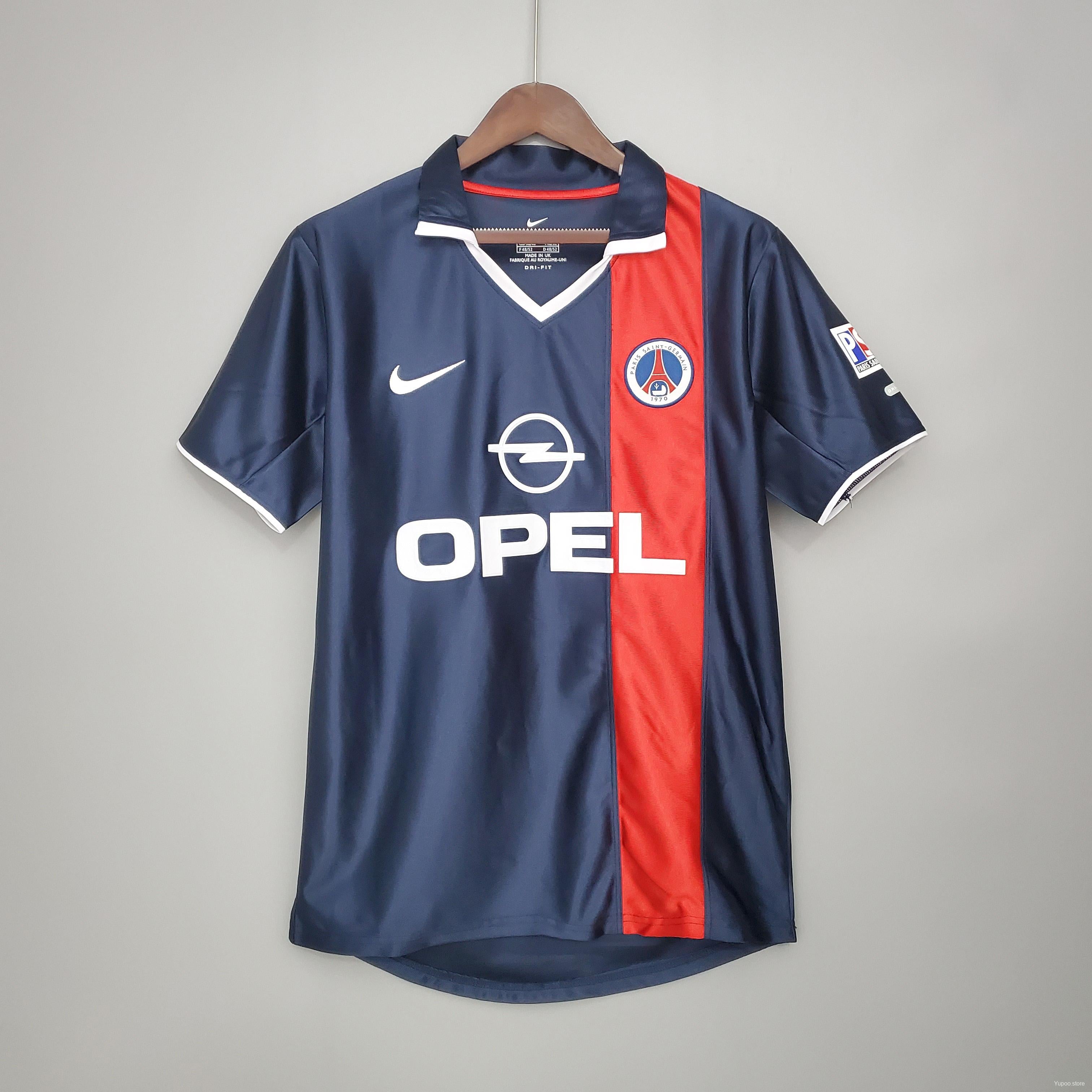 PSG 2001-02 home Jersey